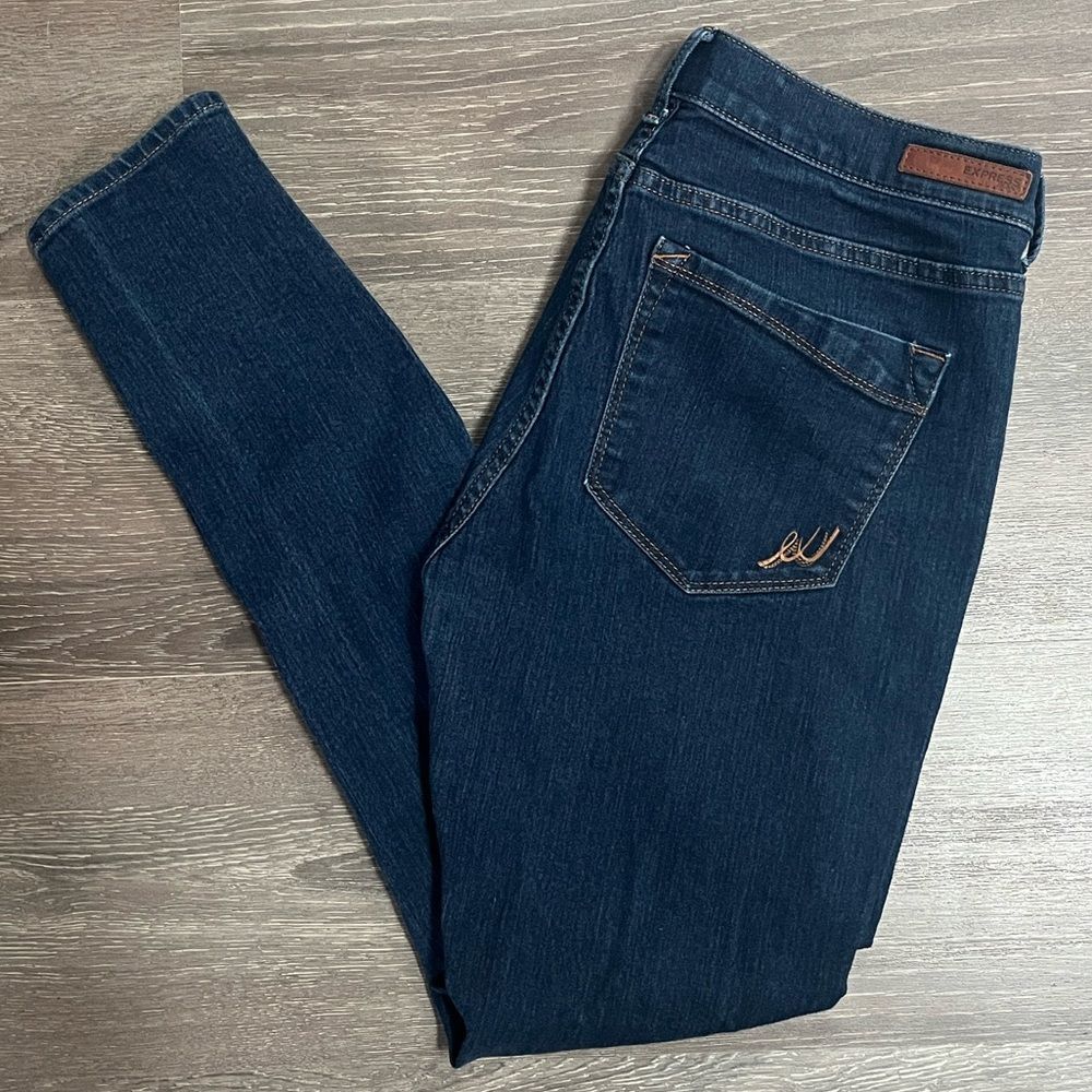 Express Mia Mid Rise Legging Jeans